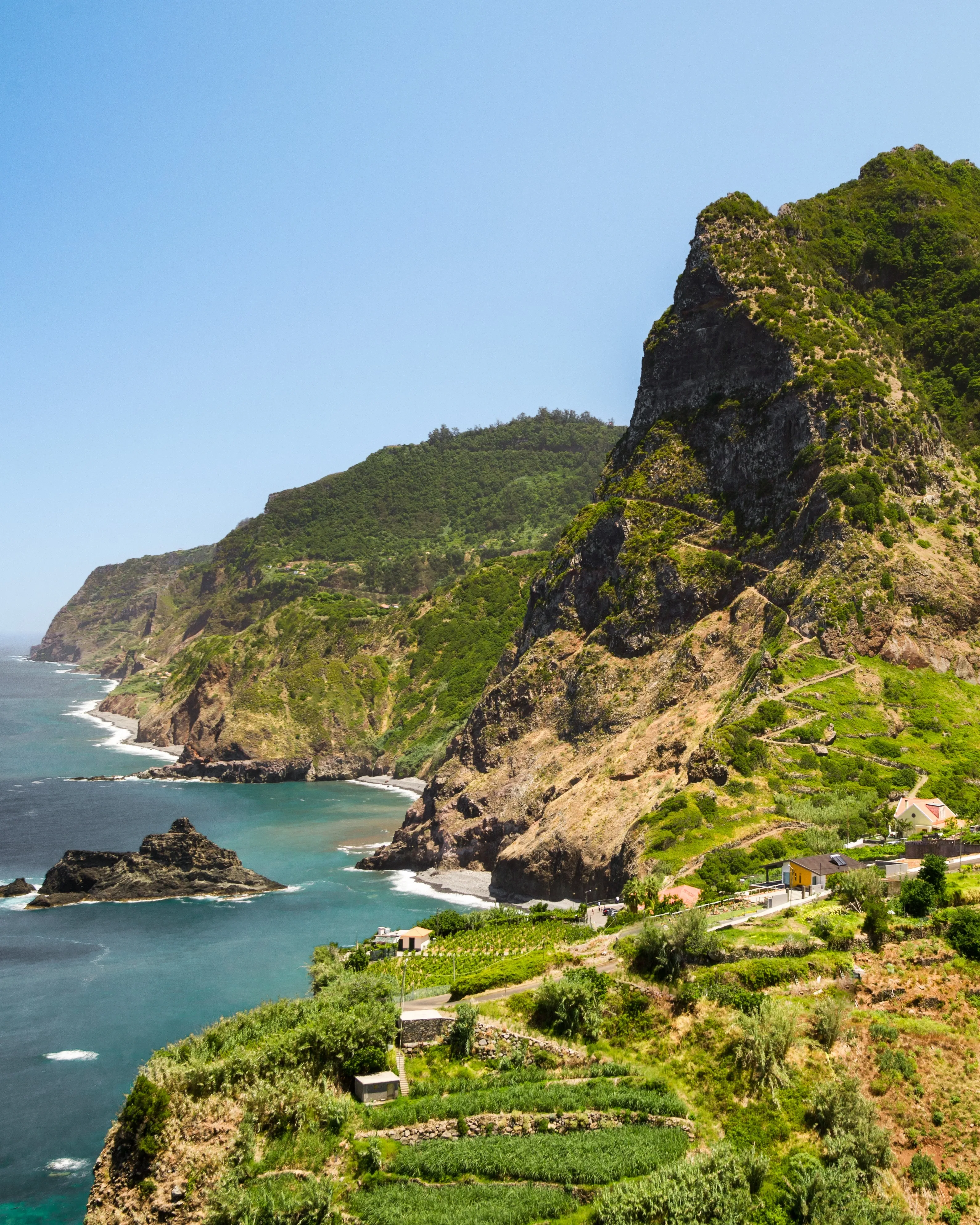 Azores with nature and volcans
